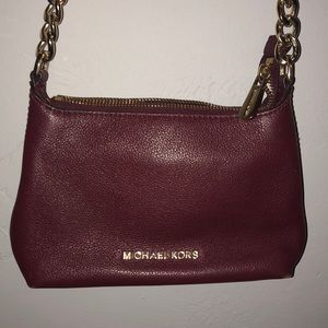 Burgandy Michael Kors purse